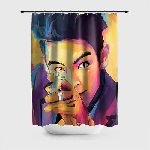 Шторка для ванной Big Bang Art / 3D-принт – фото 1