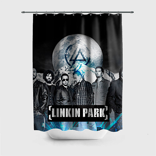 Шторка для ванной Linkin Park: Moon / 3D-принт – фото 1