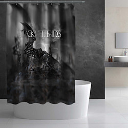 Шторка для душа Black Veil Brides: Faithless, цвет: 3D-принт — фото 2