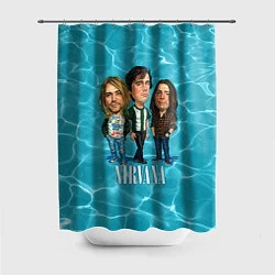 Шторка для душа Nirvana: Water, цвет: 3D-принт