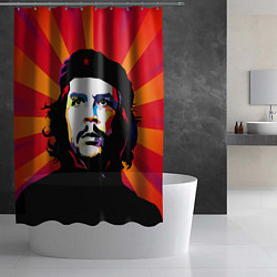 Шторка для душа Че Гевара, цвет: 3D-принт — фото 2