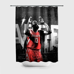 Шторка для душа Баскетболист NBA, цвет: 3D-принт