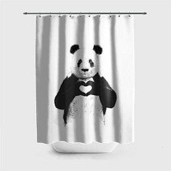 Шторка для душа Panda Love, цвет: 3D-принт
