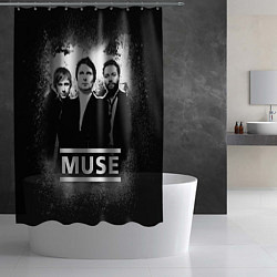 Шторка для душа Muse, цвет: 3D-принт — фото 2