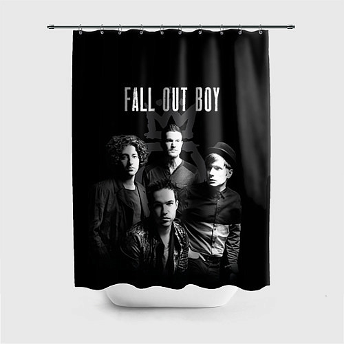 Шторка для ванной Fall out boy band / 3D-принт – фото 1