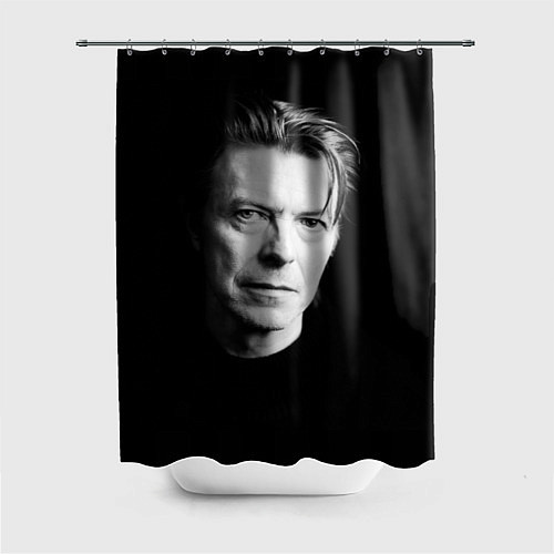 Шторка для ванной David Bowie: Black Face / 3D-принт – фото 1