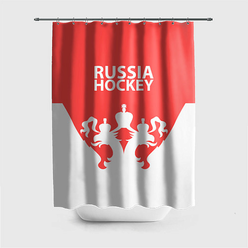 Шторка для ванной Russia Hockey / 3D-принт – фото 1