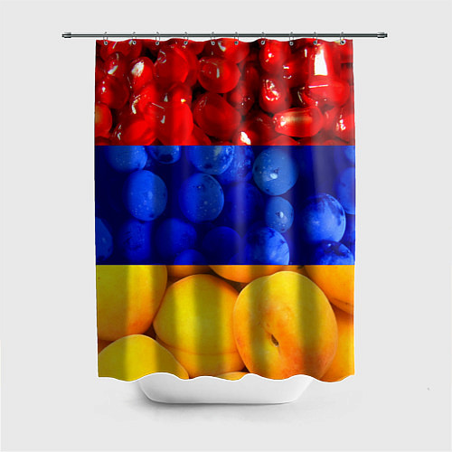 Шторка для ванной Флаг Армении / 3D-принт – фото 1