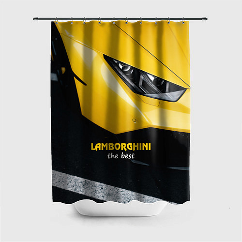 Шторка для ванной Lamborghini the best / 3D-принт – фото 1