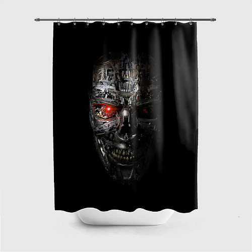 Шторка для ванной Terminator Skull / 3D-принт – фото 1