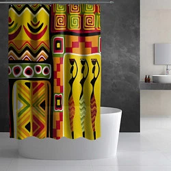 Шторка для душа Африка, цвет: 3D-принт — фото 2
