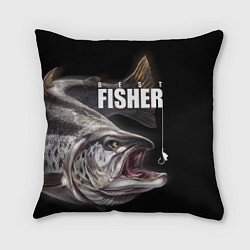 Подушка квадратная Лучший рыбак