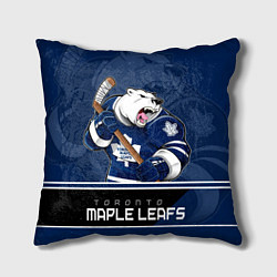 Подушка квадратная Toronto Maple Leafs цвета 3D-принт — фото 1