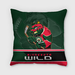 Подушка квадратная Minnesota Wild