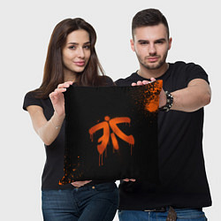 Подушка квадратная Fnatic: Black collection, цвет: 3D-принт — фото 2