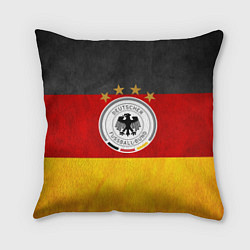 Подушка квадратная Сборная Германии, цвет: 3D-принт