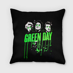 Подушка квадратная Green Day: Acid eyes