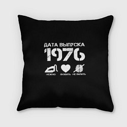 Подушка квадратная Дата выпуска 1976, цвет: 3D-принт