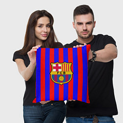 Подушка квадратная Barca FCB Club, цвет: 3D-принт — фото 2