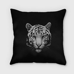 Подушка квадратная Серый тигр