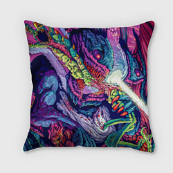 Подушка квадратная Hyper Beast Style, цвет: 3D-принт