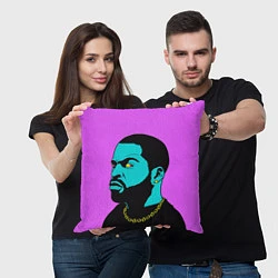 Подушка квадратная Ice Cube: Neon colour, цвет: 3D-принт — фото 2