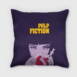 Подушка квадратная Pulp Fiction: Dope Heart, цвет: 3D-принт