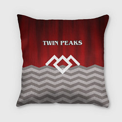 Подушка квадратная Twin Peaks, цвет: 3D-принт