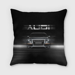 Подушка квадратная Audi Q7 скорость, цвет: 3D-принт