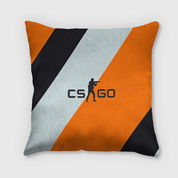 Подушка квадратная CS:GO Asiimov Lines, цвет: 3D-принт