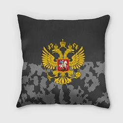 Подушка квадратная Родной камуфляж РФ