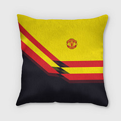 Подушка квадратная Man United FC: Yellow style