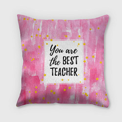 Подушка квадратная Лучший учитель