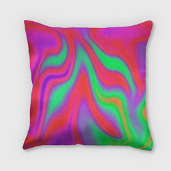 Подушка квадратная Глянцевые краски, цвет: 3D-принт