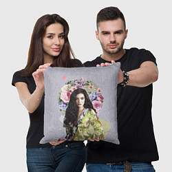Подушка квадратная Lorde Floral, цвет: 3D-принт — фото 2