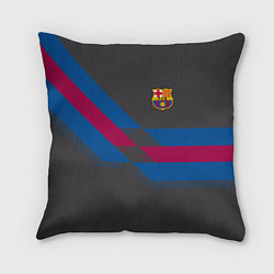 Подушка квадратная Barcelona FC: Dark style