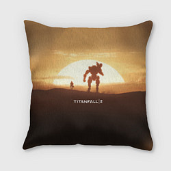 Подушка квадратная Titanfall 2: Sunrise