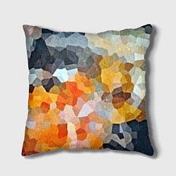 Подушка квадратная Мозаика в блеске, цвет: 3D-принт