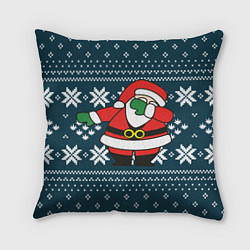Подушка квадратная Дед Мороз DAB, цвет: 3D-принт