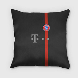 Подушка квадратная Bayern FC: Black 2018, цвет: 3D-принт