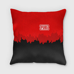 Подушка квадратная PUBG: City Blood, цвет: 3D-принт