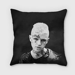 Подушка квадратная Lil Peep: Black Edition, цвет: 3D-принт