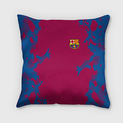 Подушка квадратная FC Barcelona: Purple Original