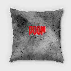 Подушка квадратная DOOM: Space Gray, цвет: 3D-принт