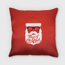 Подушка квадратная Santa: Merry Christmas
