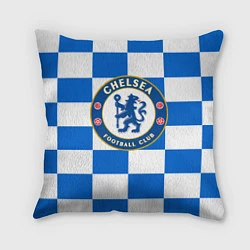 Подушка квадратная FC Chelsea: Grid