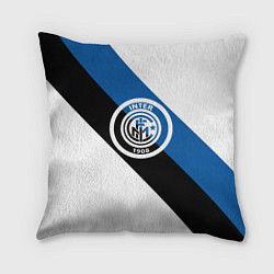 Подушка квадратная FC Inter: W&B&G, цвет: 3D-принт