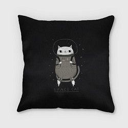 Подушка квадратная Space Cat, цвет: 3D-принт