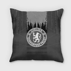 Подушка квадратная FC Chelsea: Grey Abstract