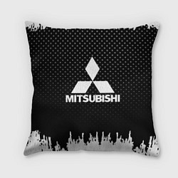 Подушка квадратная Mitsubishi: Black Side, цвет: 3D-принт